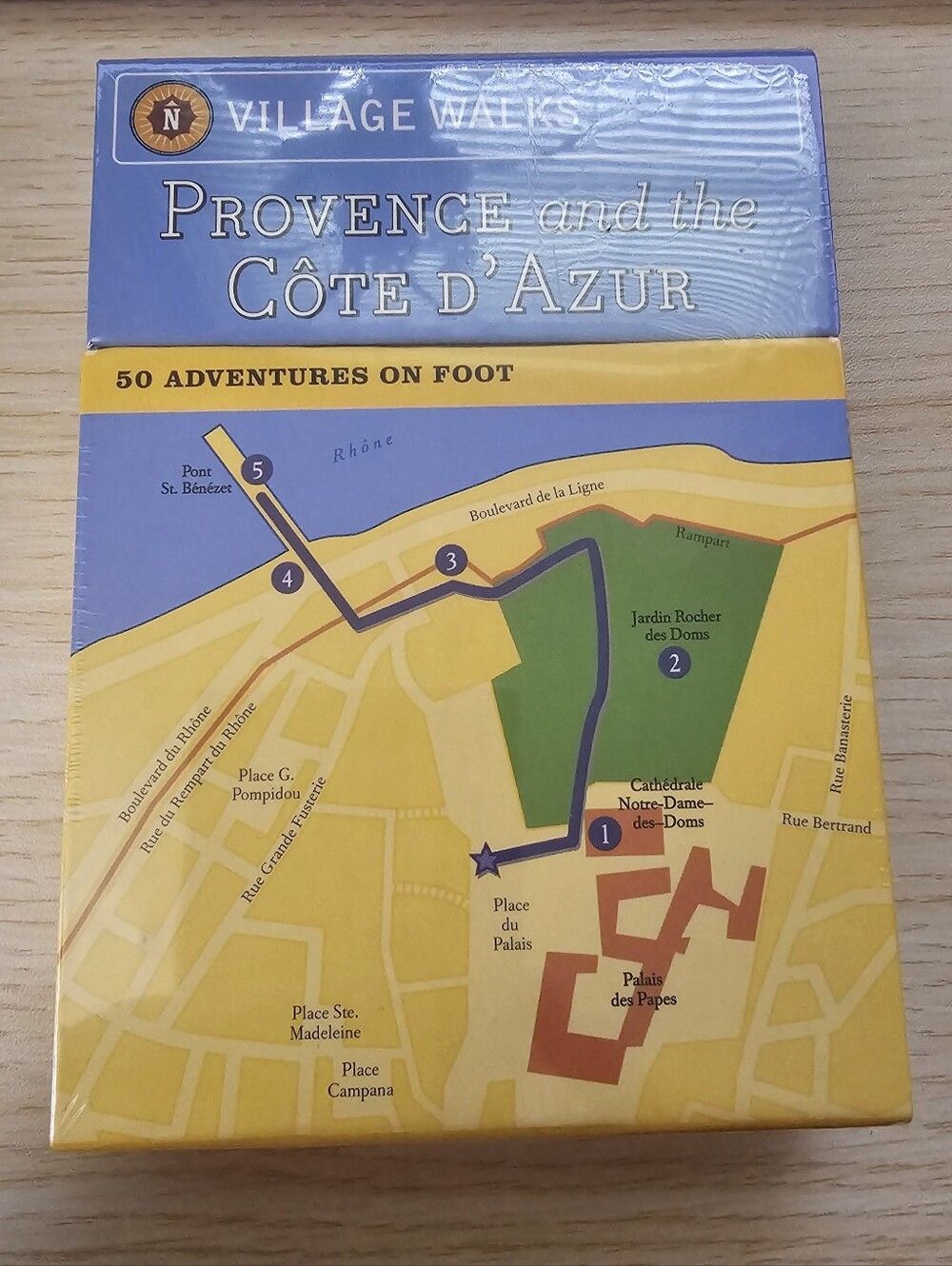 Village Walks: Provence & the Cote d’Azur Card Deck by Georgeanne Brennan